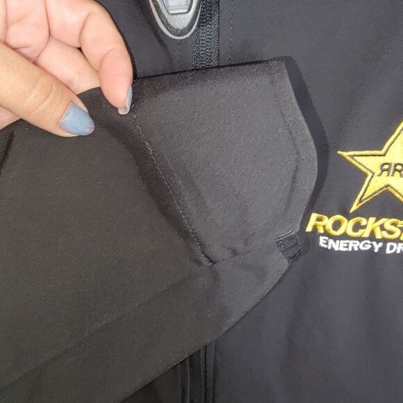 Elevate Nwot Rockstar Energy Drink jacket coat large - Picture 8 of 11